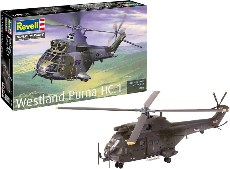 Revell Westland Puma HC.1 RAF Helicopter 1:144 Plastic Model Kit