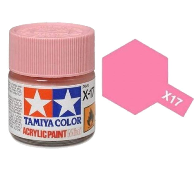 Tamiya X-17 Pink Gloss Acrylic Paint 10ml