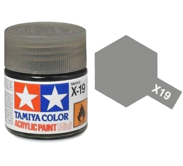 Tamiya X-19 Smoke Gloss Acrylic Paint 10ml