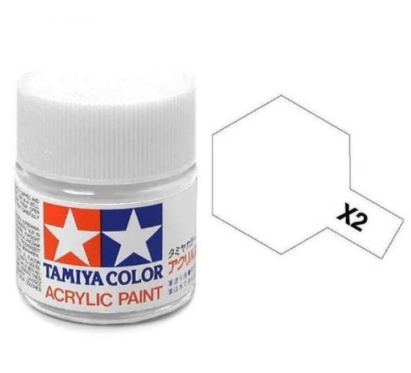 X-2 White Gloss Acrylic Paint 10ml