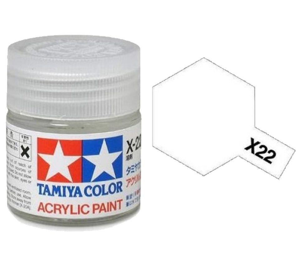 X-22 Clear Gloss Acrylic Paint 10ml
