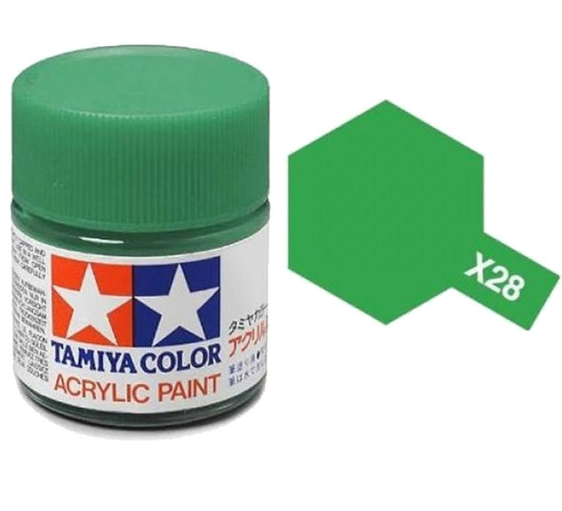 Tamiya X-28 Park Green Gloss Acrylic Paint 10ml
