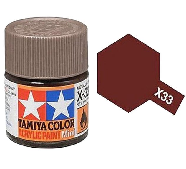 Tamiya X-33 Bronze Gloss Acrylic Paint 10ml