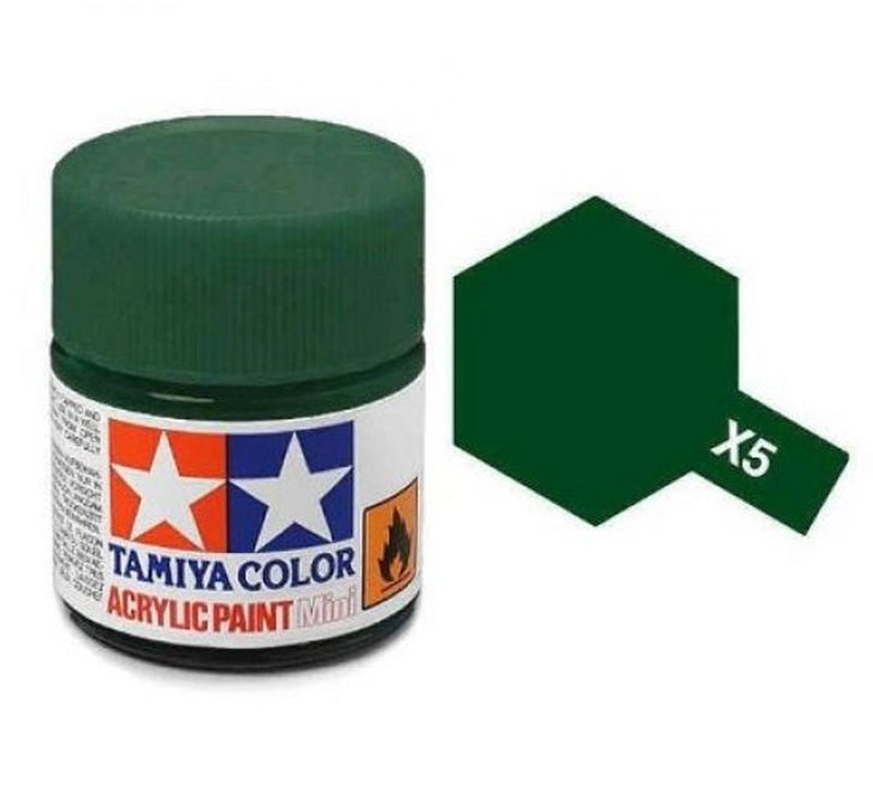 X-5 Green Gloss Acrylic Paint 10ml