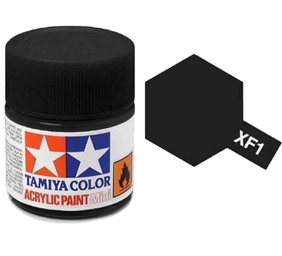 XF-1 Flat Black Acrylic Paint 10ml