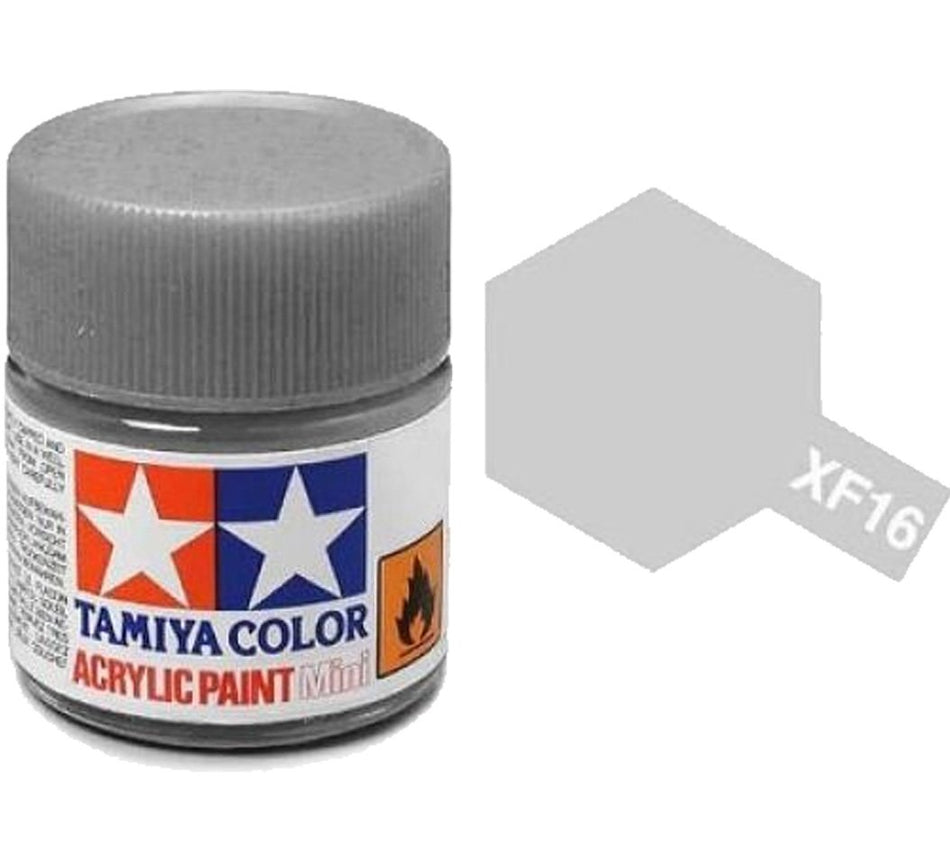 XF-16 Flat Aluminium Acrylic Paint 10ml