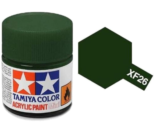 Tamiya XF-26 Deep Green Matt Acrylic Paint 10ml