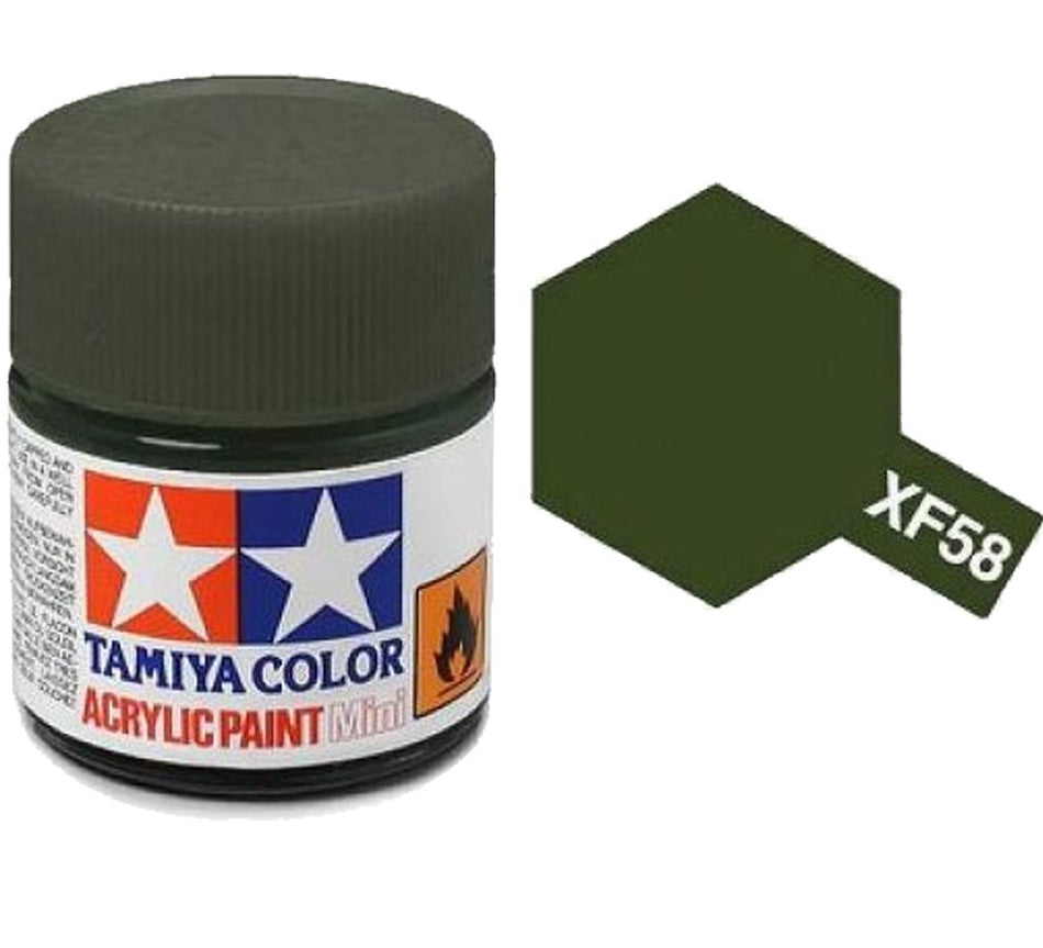 XF-58 Olive Green Matt Acrylic Paint 10ml