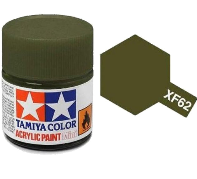 Tamiya XF-62 Olive Drab Acrylic Paint 10ml