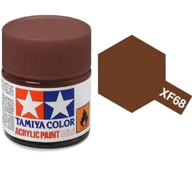 Tamiya XF-68 NATO Brown Matt Acrylic Paint 10ml