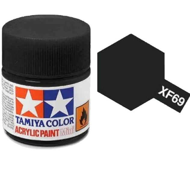 Tamiya XF-69 NATO Black Matt Acrylic Paint 10ml