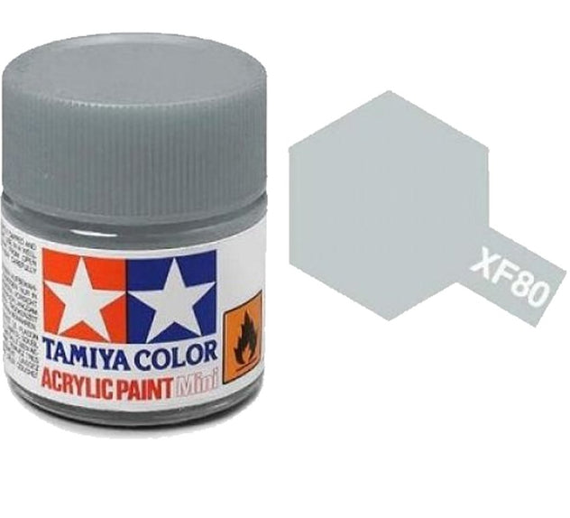 Tamiya XF-80 Naval Sea Grey Matt Acrylic Paint 10ml